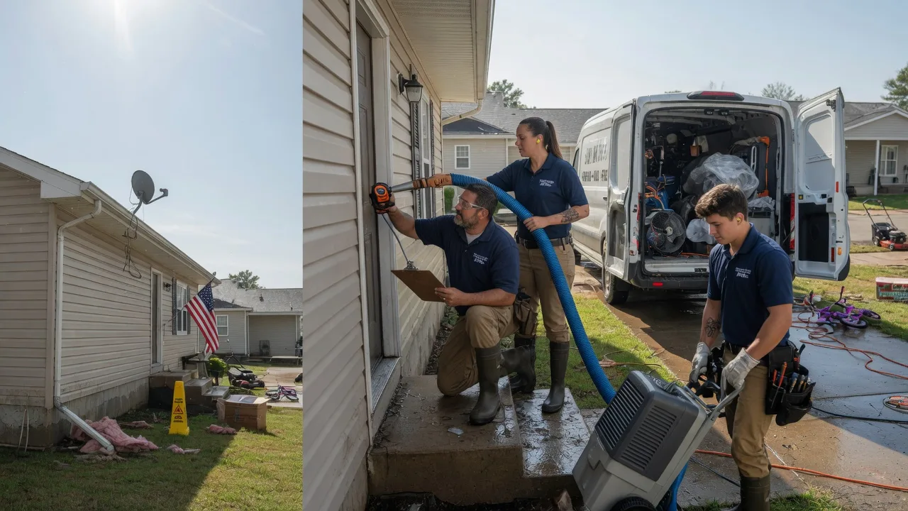 Ceiling Water Damage Restoration in West Liberty, IA near me